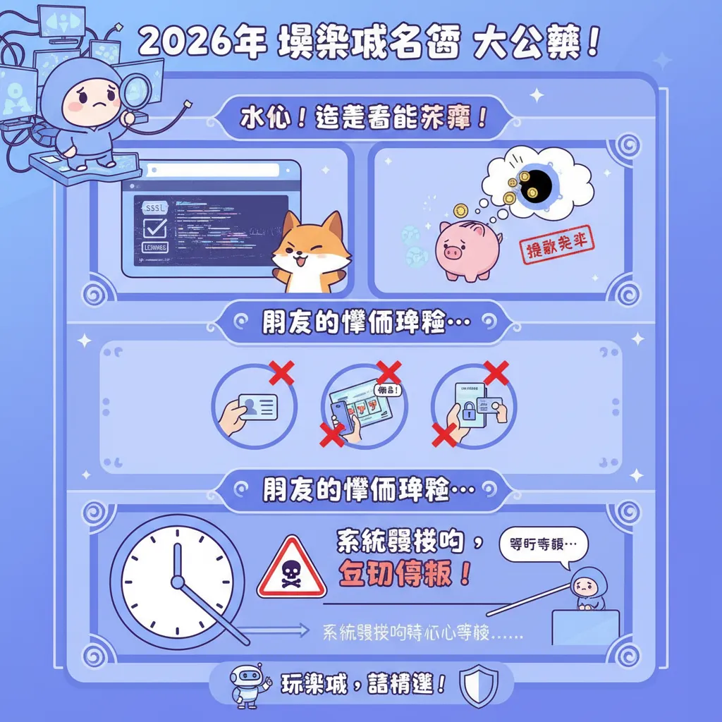 2026最新娛樂城名單，教你避開黑網與出金問題