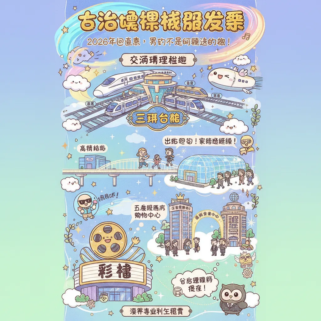 臺中娛樂城結合三鐵共構，打造全新城市生活地標