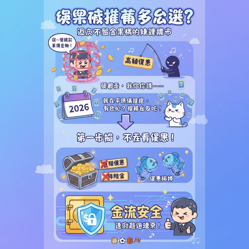 娛樂城推薦怎麼選？避開不出金黑網的關鍵撇步