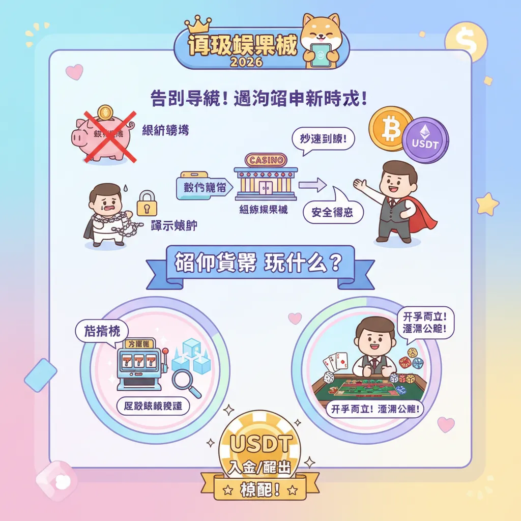 頂級娛樂城推薦：用加密貨幣玩老虎機與真人娛樂場