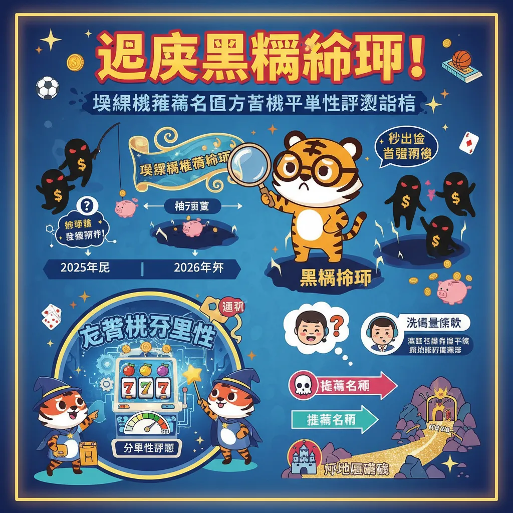 避開黑網陷阱！娛樂城推薦名單與老虎機公平性評測指南
